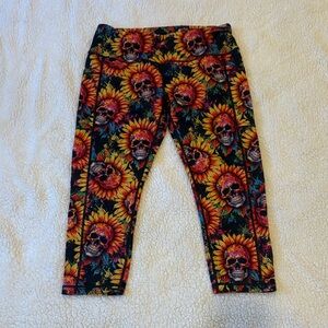 Constantly Varied Gear Sunflower Skull Leggings